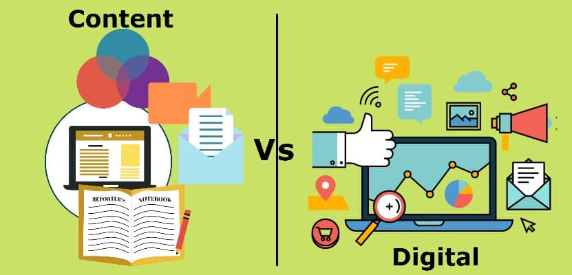 Content Marketing Vs Digital Marketing